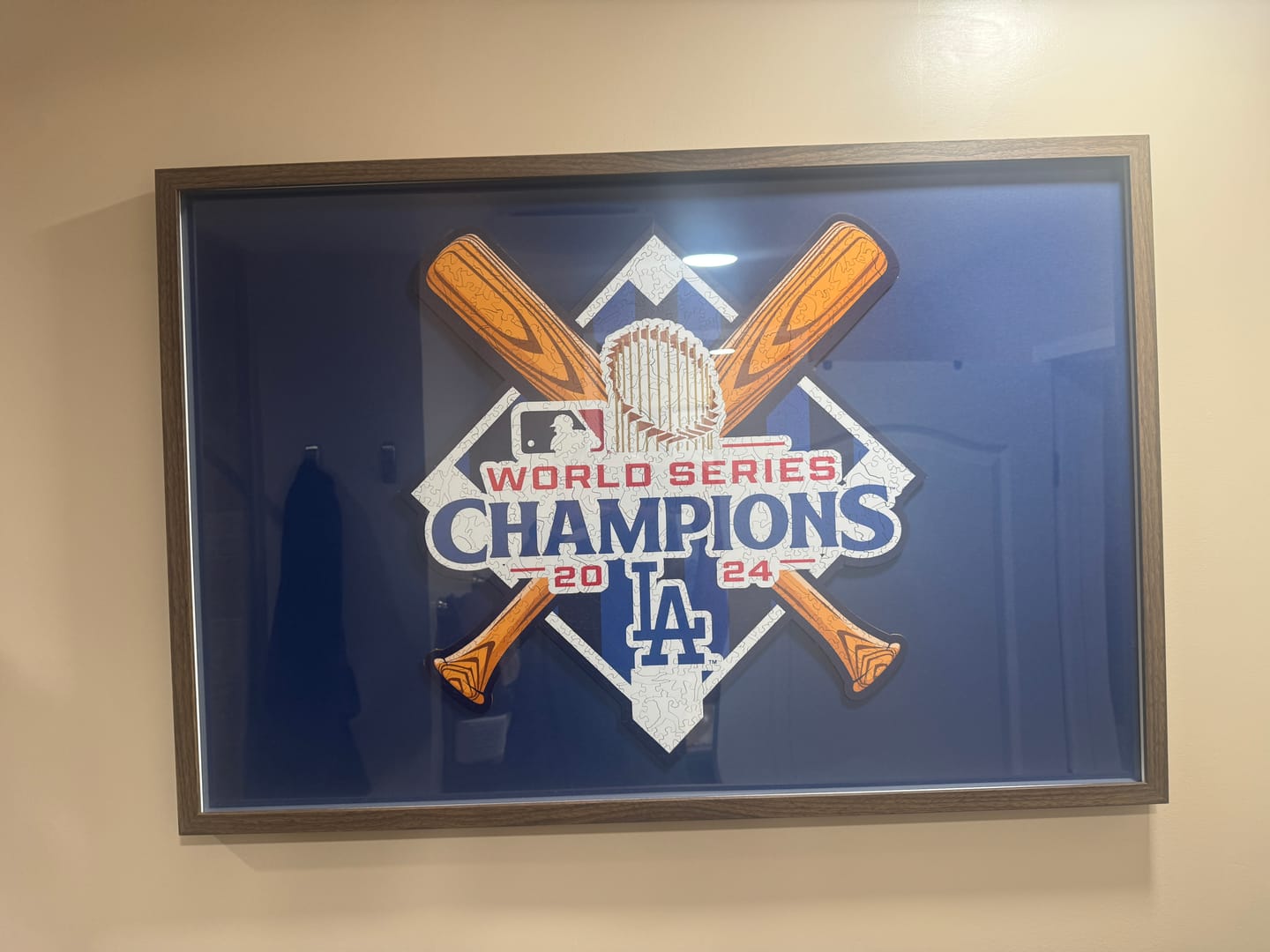 Customer photo review of Los Angeles Dodgers™ 2024 World Series - Wooden Puzzle