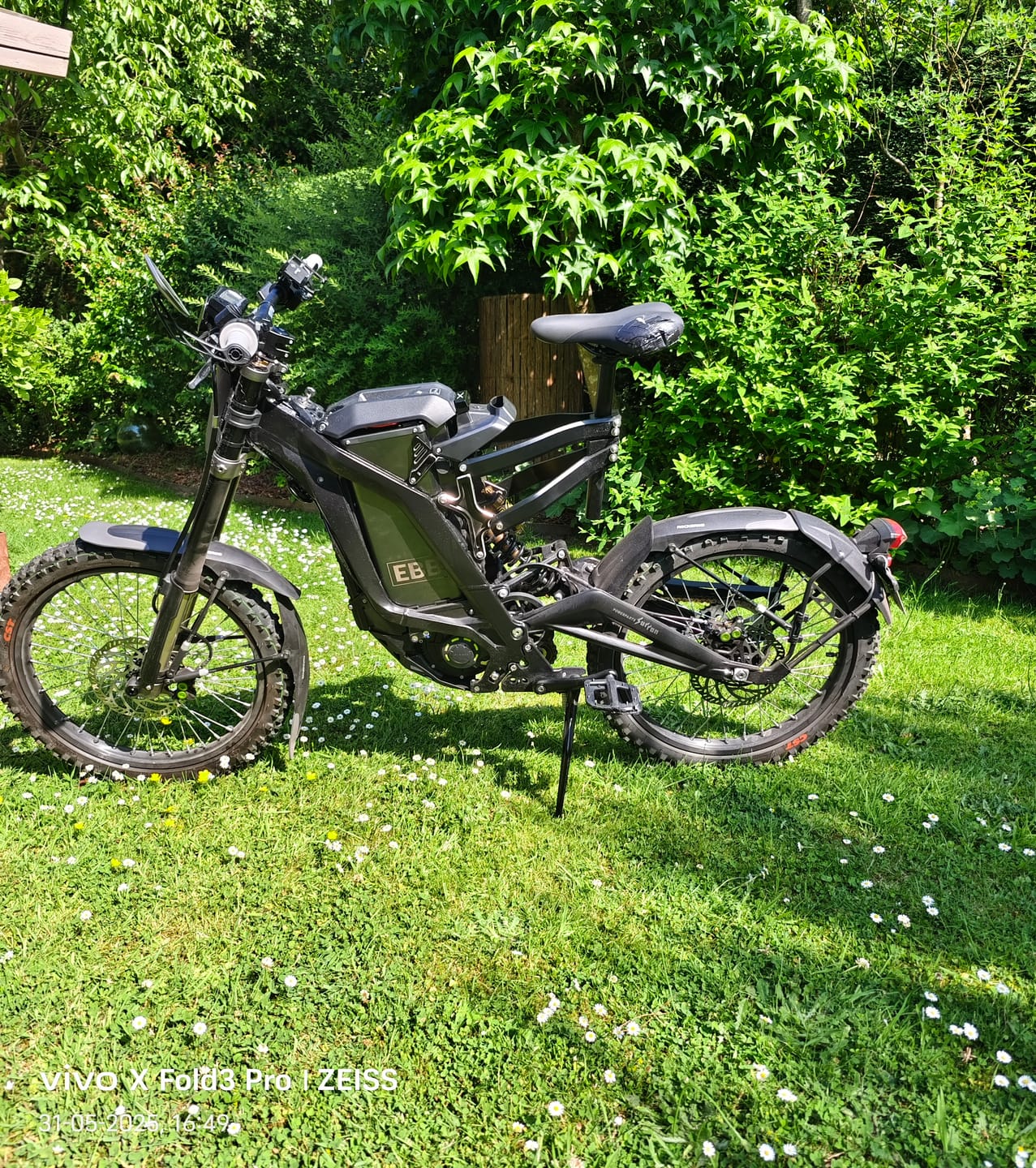 Customer photo review of Kaniwaba Sur-Ron/Segway Bicycle Seat Structure