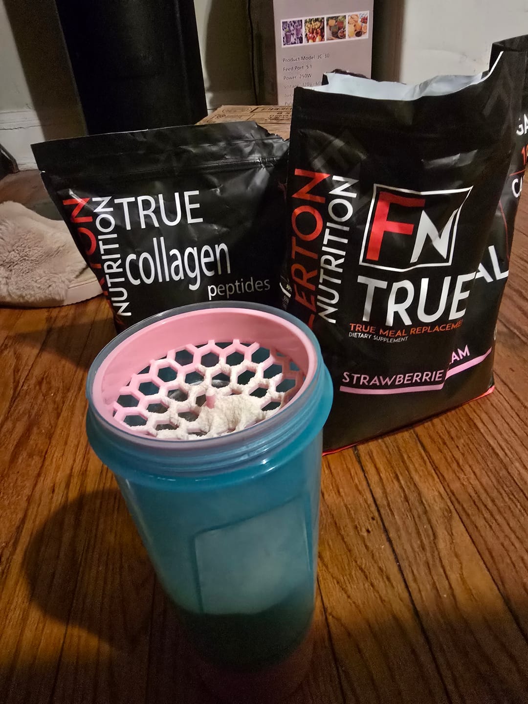 Customer photo review of True Collagen Protein