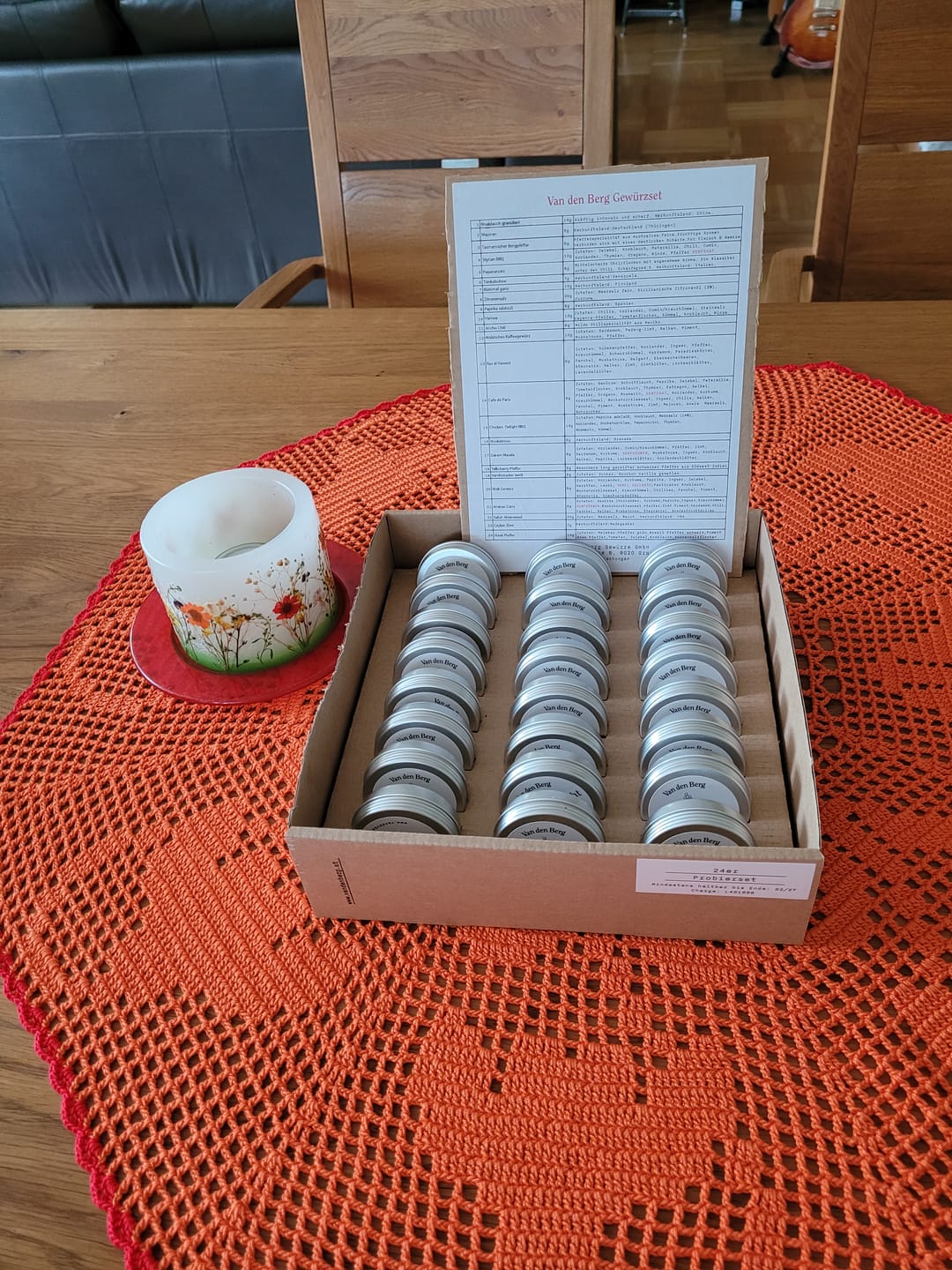 Customer photo review of 24er Probierset, Gewürze dieser Welt