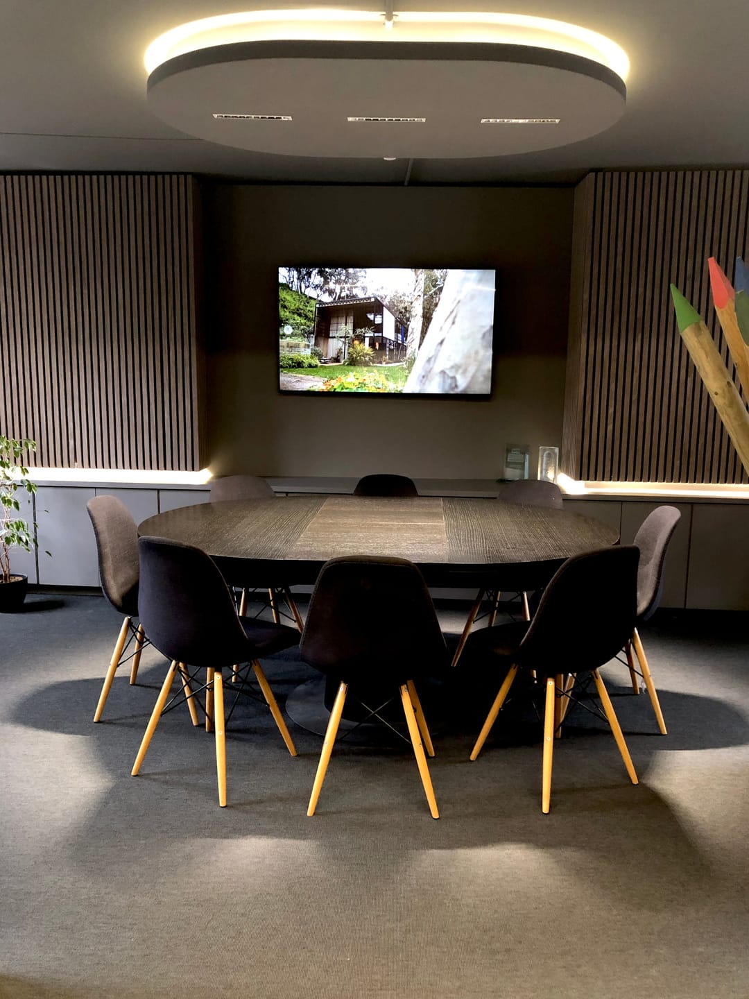 Customer photo review of Wooden Wall Panel | Walnut | Premium 3-sided Wood Veneer