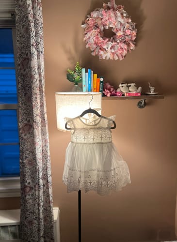 Customer photo review of Magnolia Baptism Blessing Dress & Bonnet