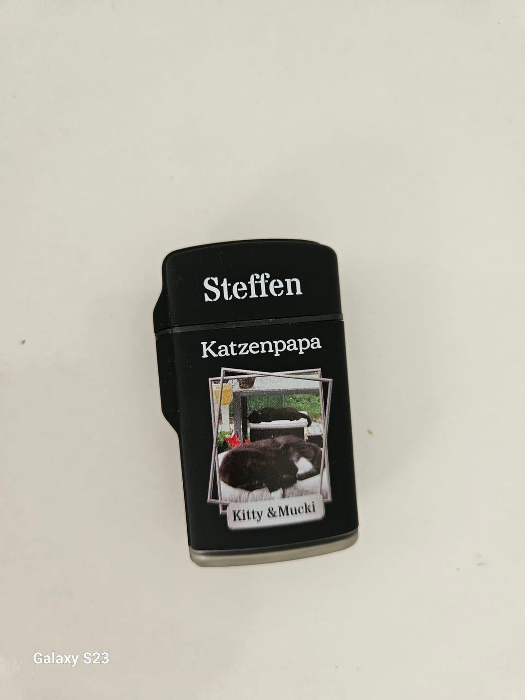Customer photo review of Dein Foto - Individuelles Sturmfeuerzeug