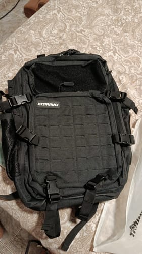 Customer photo review of Mochila Táctica V2 45L All In Negro