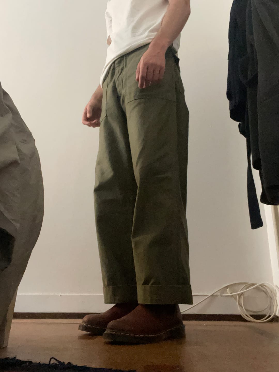 Customer photo review of Vietnam War OG-107 Utility Fatigue Pants