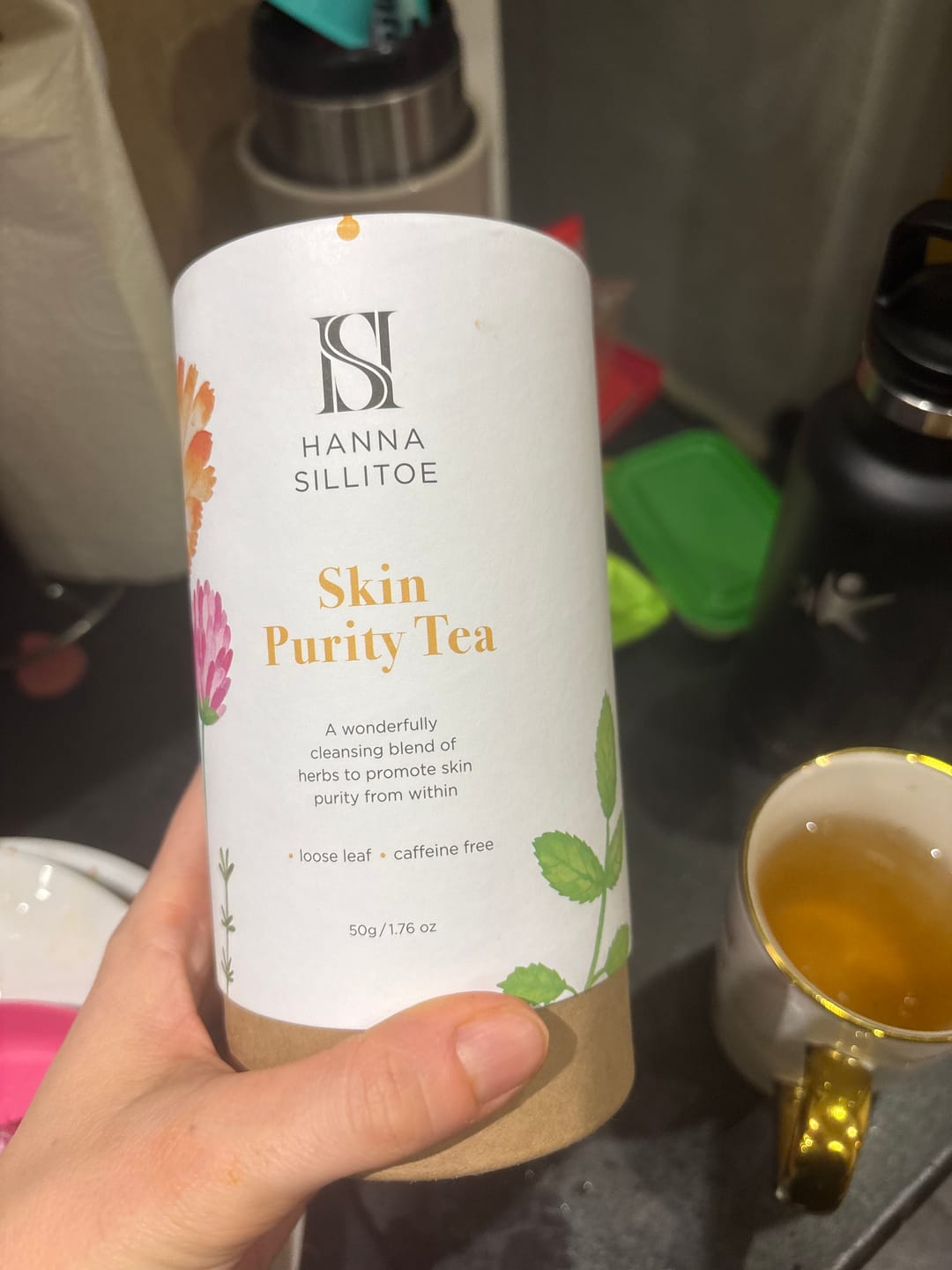 Customer photo review of Skin Purity Tea