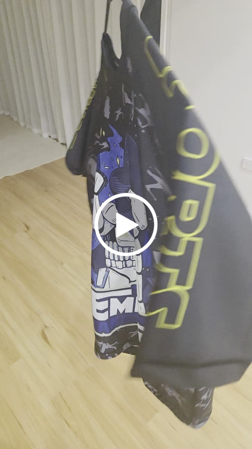 Customer video review of Galactic Grapplers Premium Bjj Rash Guard For Men/Women