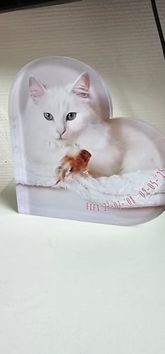 Customer photo review of Eigen foto - Gepersonaliseerd glazen hart