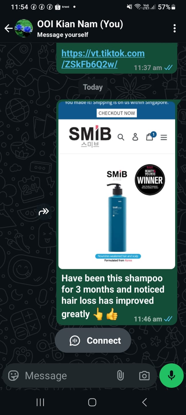 Customer photo review of [SMiB] - Color Change Shampoo - Vegan Certified