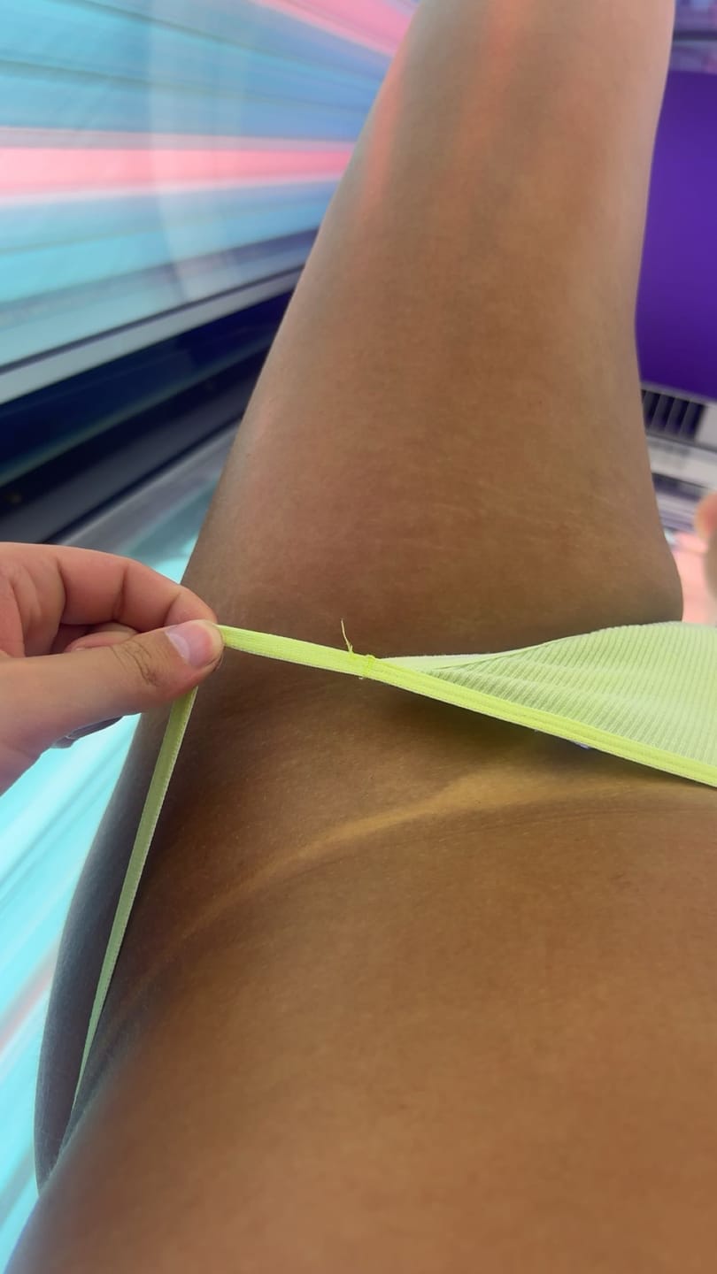Customer photo review of **BACK IN STOCK** BEACH BABY TANNING ACCELLERATOR