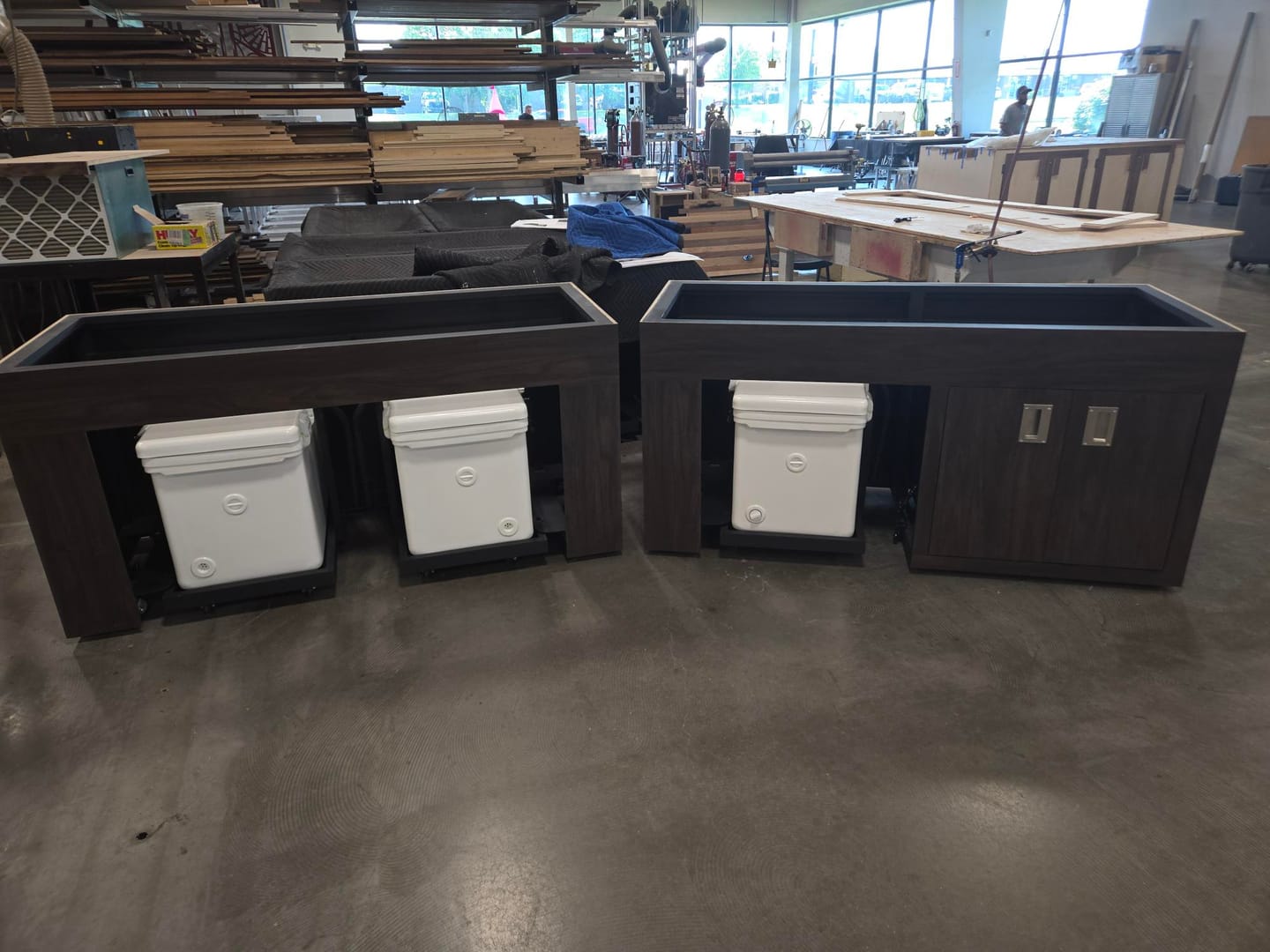 Customer photo review of ICEY-TEK 100 Quart Cooler
