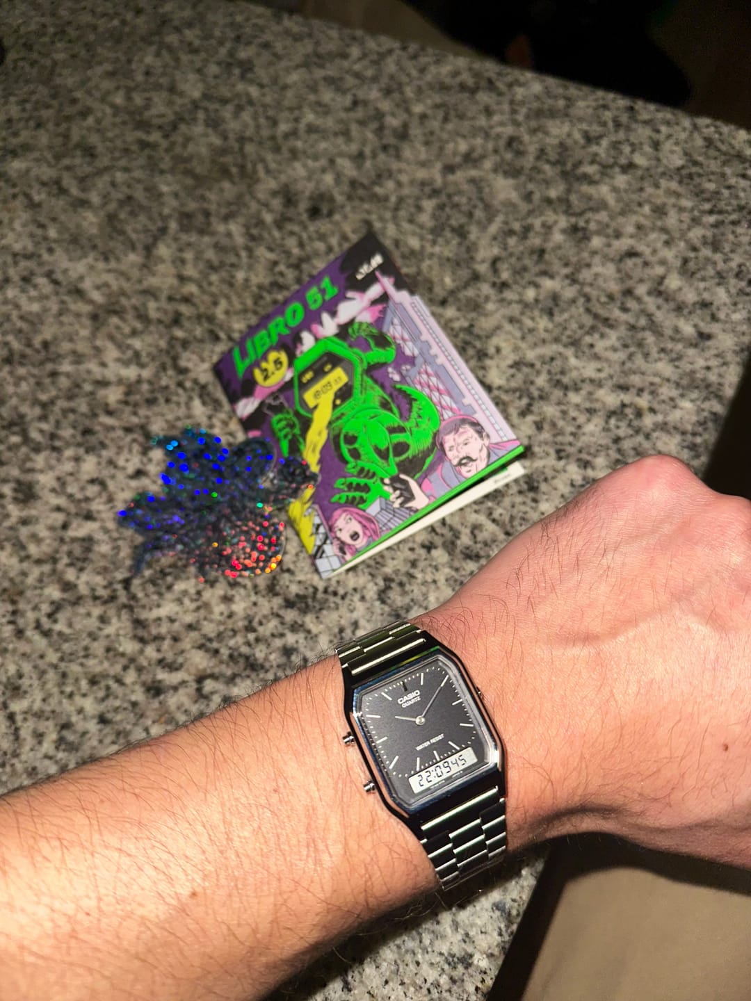 Customer photo review of Reloj Casio Vintage AQ-230A-1DMQ Dial Negro