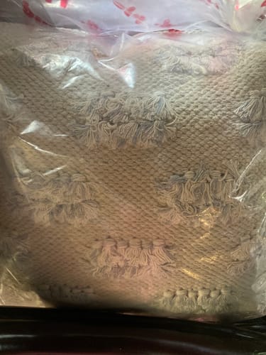 Customer photo review of Kilim Cushion- Beige Mustard