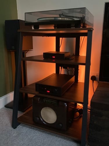 Customer photo review of Eiffel V2 AS07 LED Record Player Stand