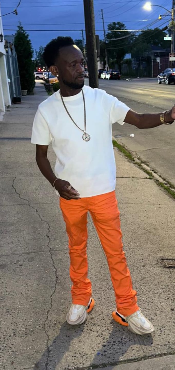 Customer photo review of Vortex Stacked Denim Jeans (White)