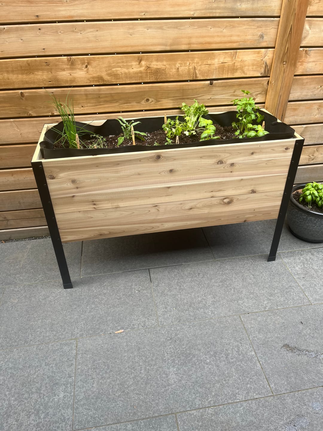 Customer photo review of Winter Covers for 30" Tall Raised Garden Beds