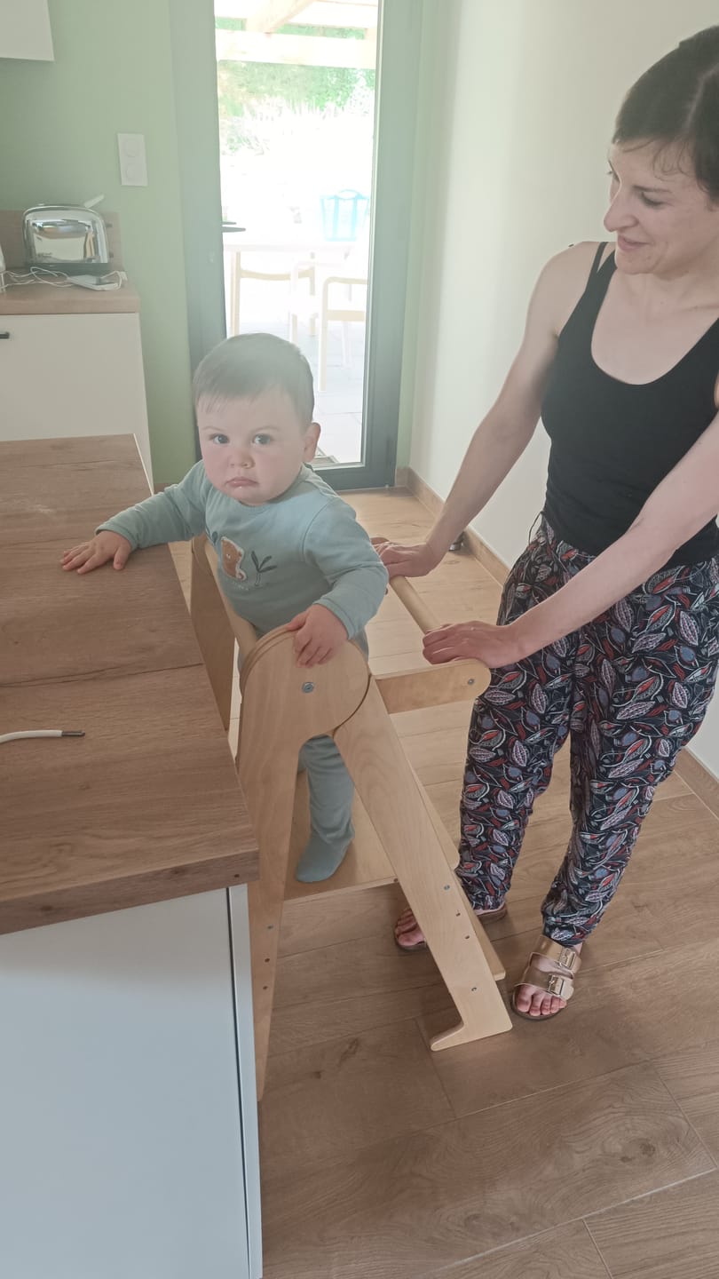 Customer photo review of Foldable Learning Tower