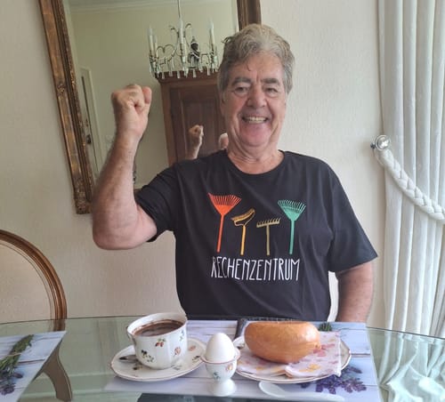 Customer photo review of Rechenzentrum - Herren Premium Organic Shirt