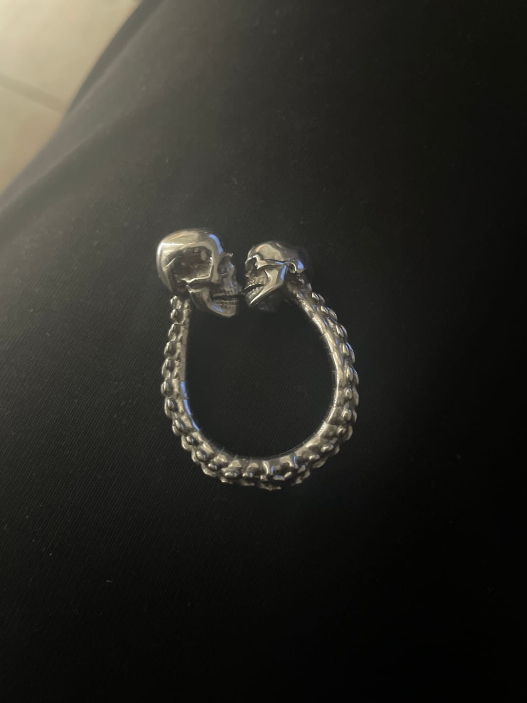 Customer photo review of DEATH WON'T DO US PART RING