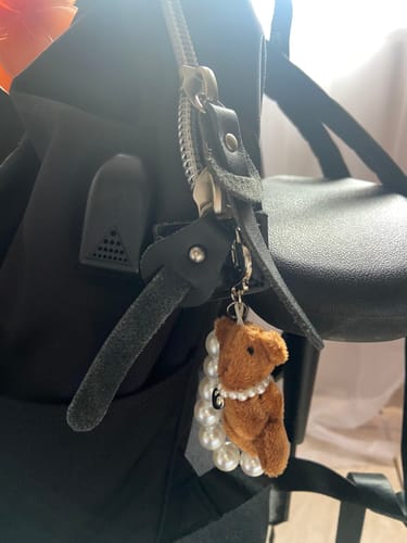 Customer photo review of BEAR PEARL CHARM