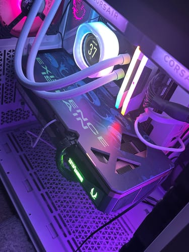 Customer photo review of Custom Design RGB GPU Backplate