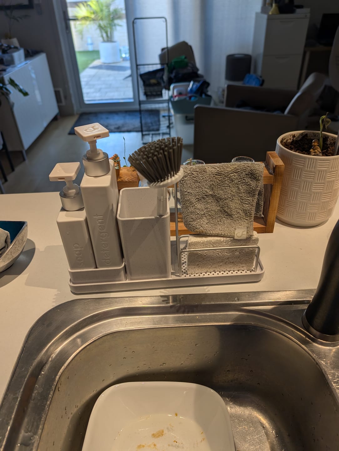Customer photo review of Drip Deck - Premium Kitchen Sink Caddy