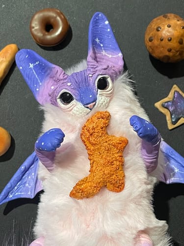 Customer photo review of Baby batcat– Stellar-pink