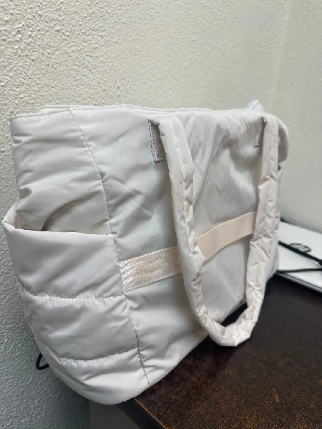 Customer photo review of Alex Puffer Tote Bag