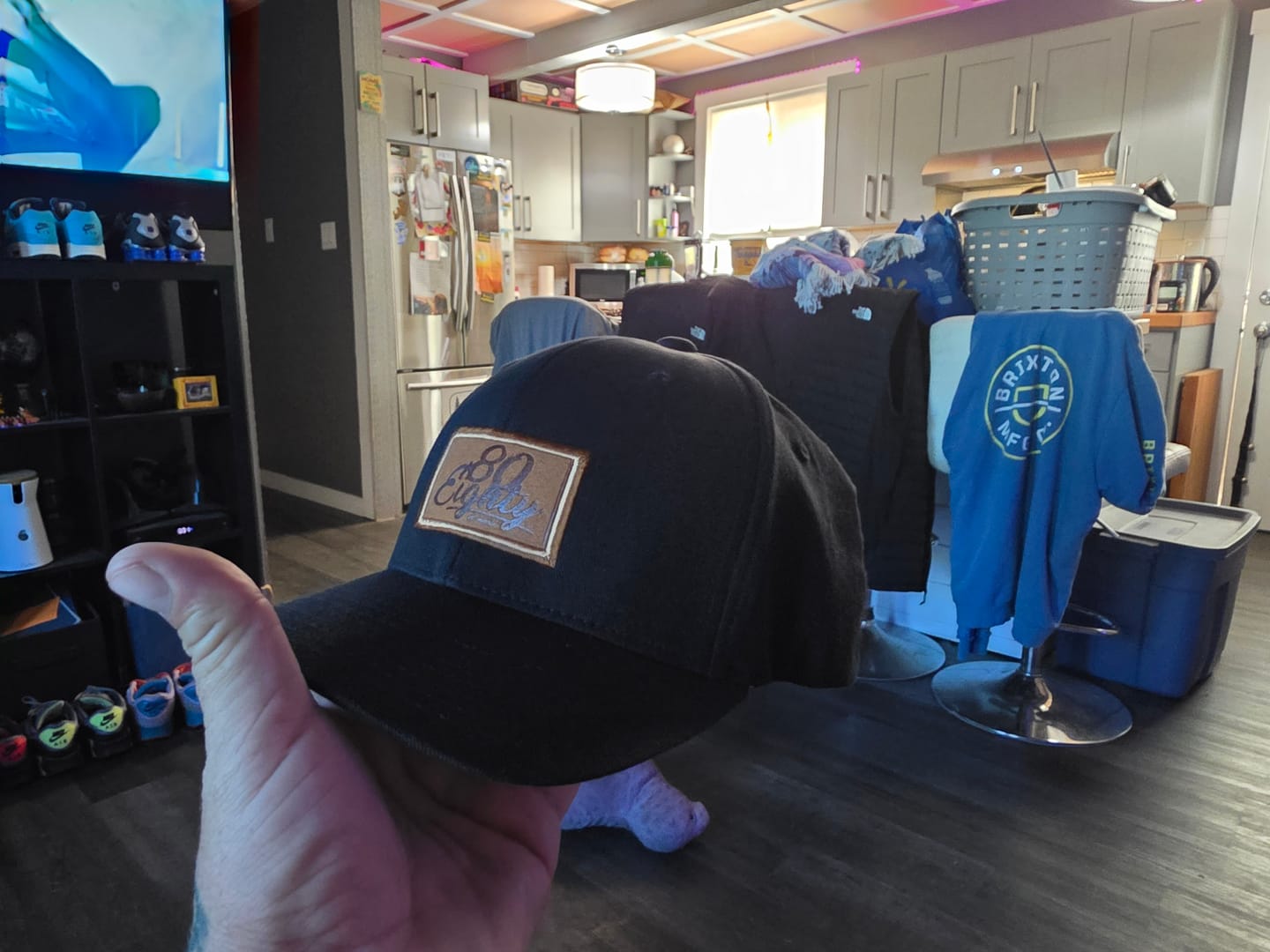 Customer photo review of 80Eighty® Script Black Fitted Hat