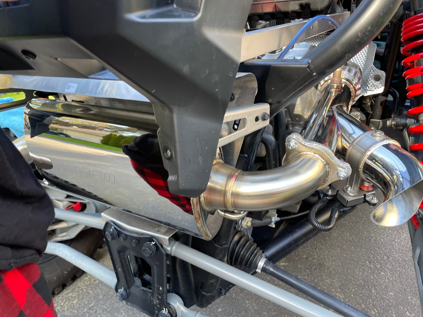 Customer photo review of RPM 2020-2025 Polaris RZR PRO XP & Turbo R / Pro S Sport Muffler, Slip-On Catless Sport Muffler