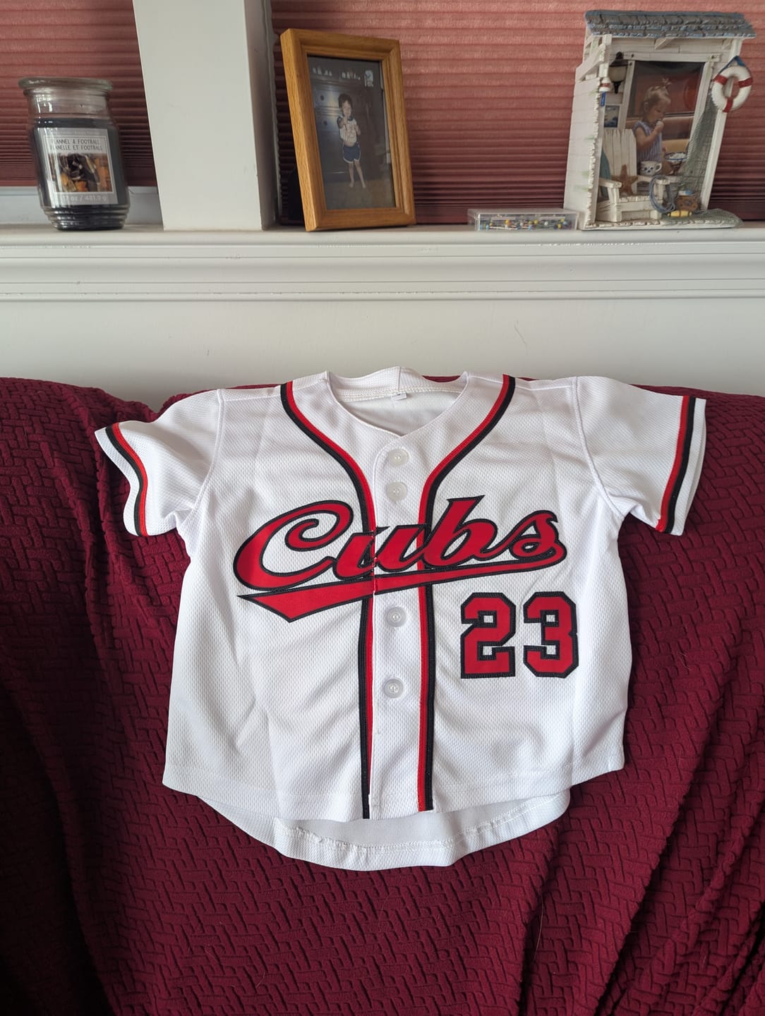 Customer photo review of Custom Baseball Jersey Stitched Personalized Baseball Sports Uniform For Men Women Boy
