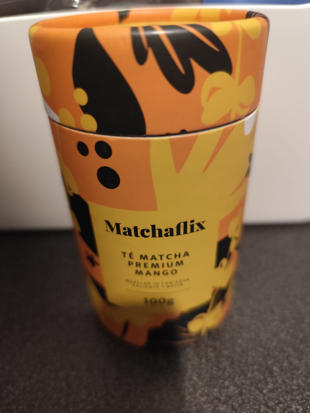 Customer photo review of Té Matcha Premium Mango