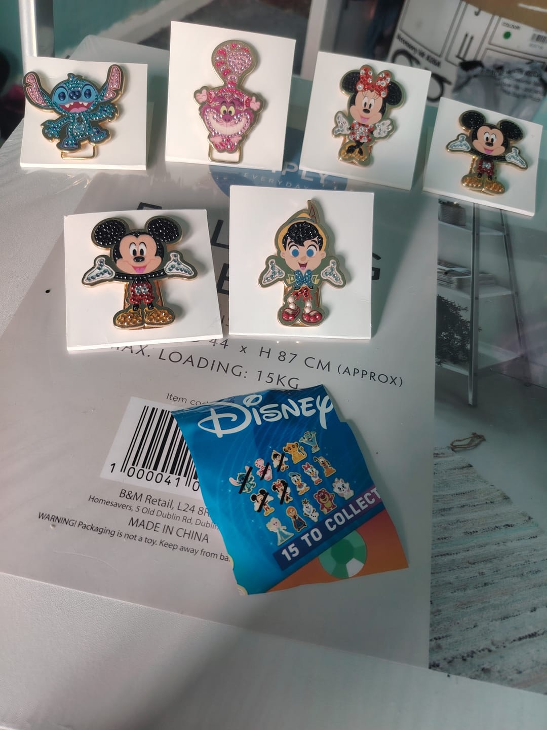 Customer photo review of Disney Crystal Art Pin Badge - Blind Bag