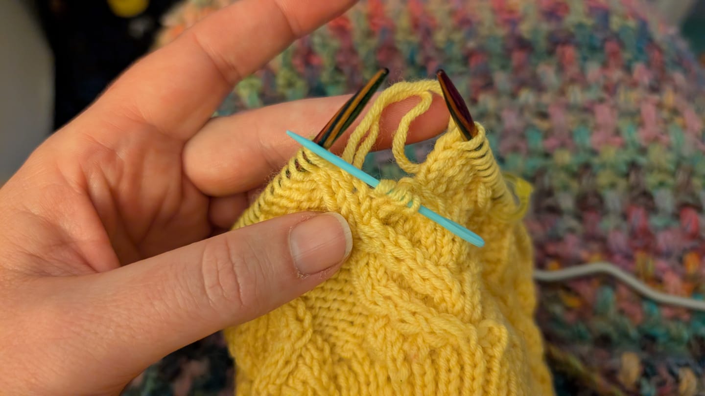 Customer photo review of Knitpro Symfonie Interchangeable Special Needle Tips (Short)