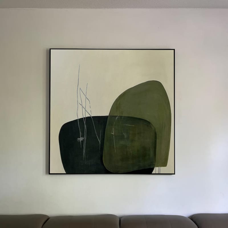Customer photo review of Abstract Painting Canvas #AP185