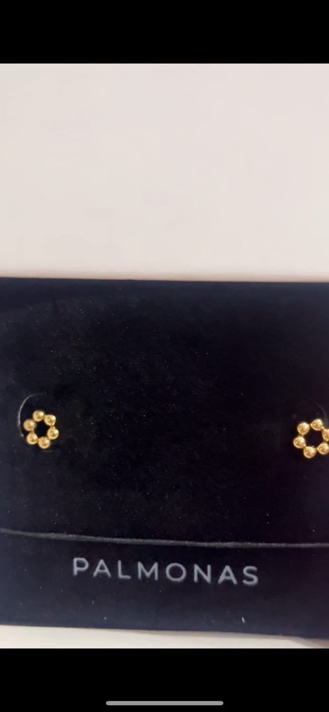 Customer photo review of Classic Chic Stud Earrings