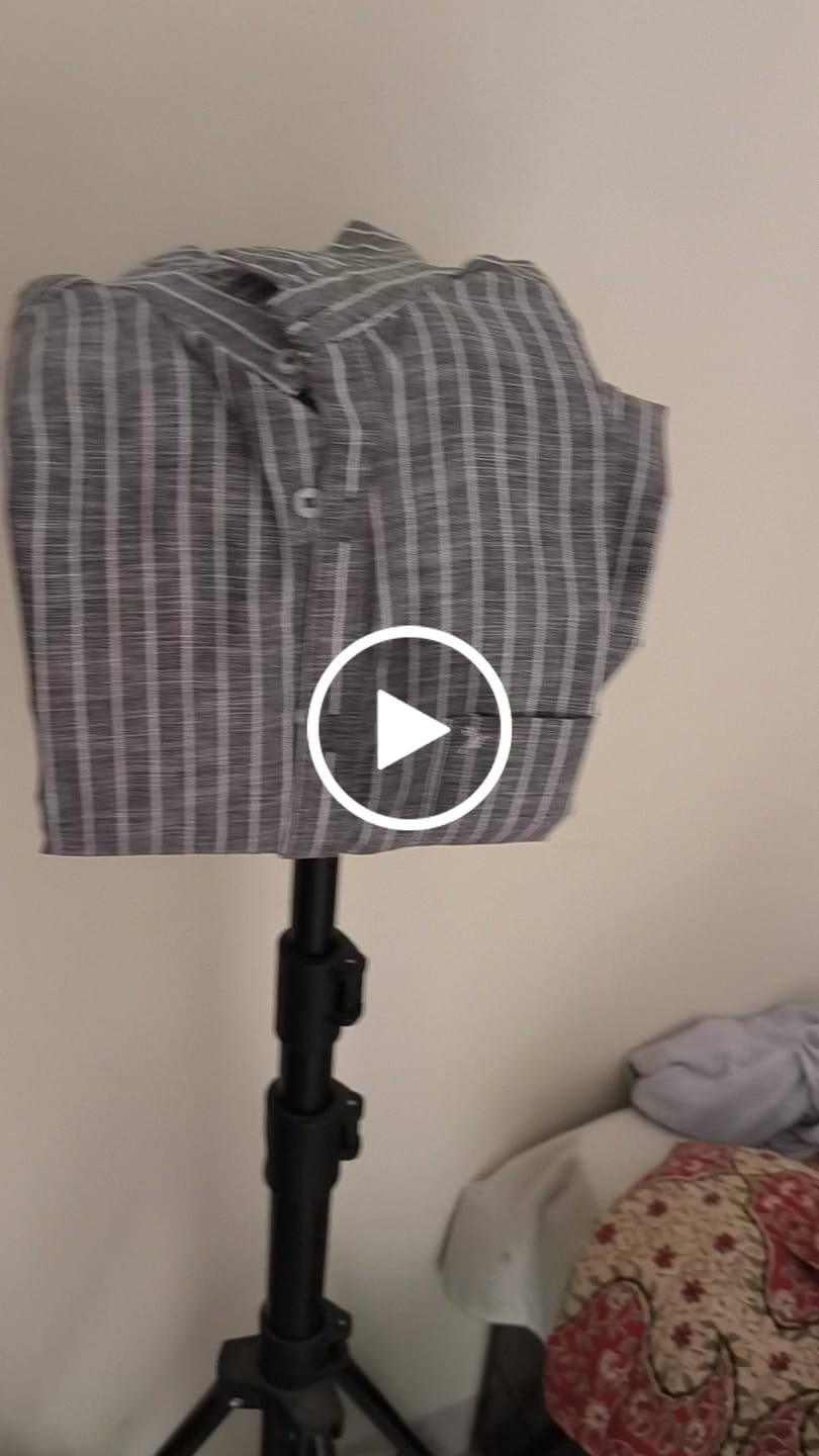 Customer video review of Rugged Black & White Stripes -Full-Bamboo Linen