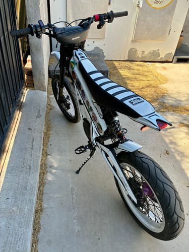 Customer photo review of Custom Seat Cover: Talaria XXX