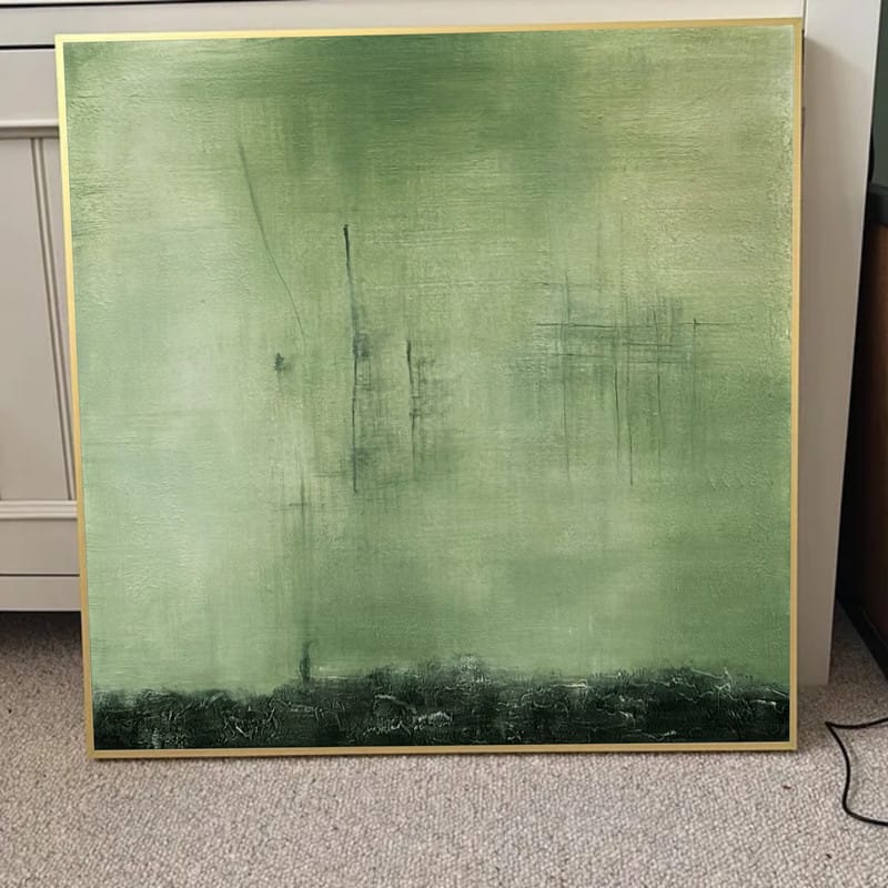 Customer photo review of Abstract Painting Canvas #AP132