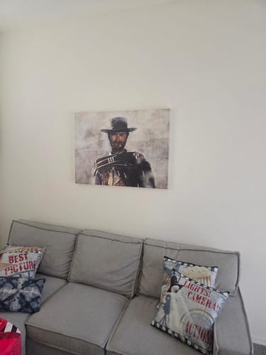 Customer photo review of The Good, The Bad and The Ugly Canvas Set