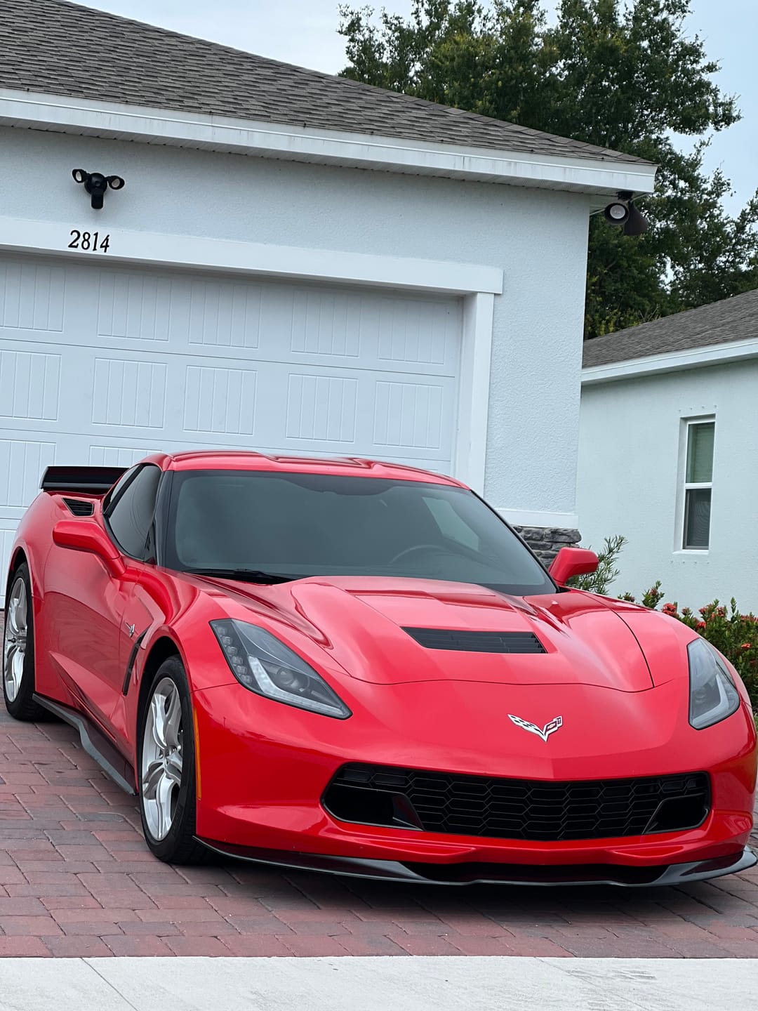 Customer photo review of Corvette C7 Stingray EOS Preformance Package Front Splitter