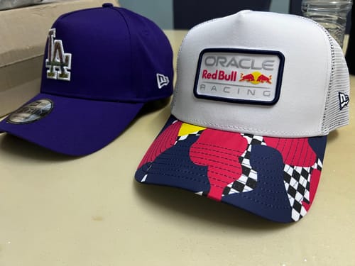 Customer photo review of 9FORTY E-Frame Trucker Red Bull Formula 1 Team Abstract White Snapback