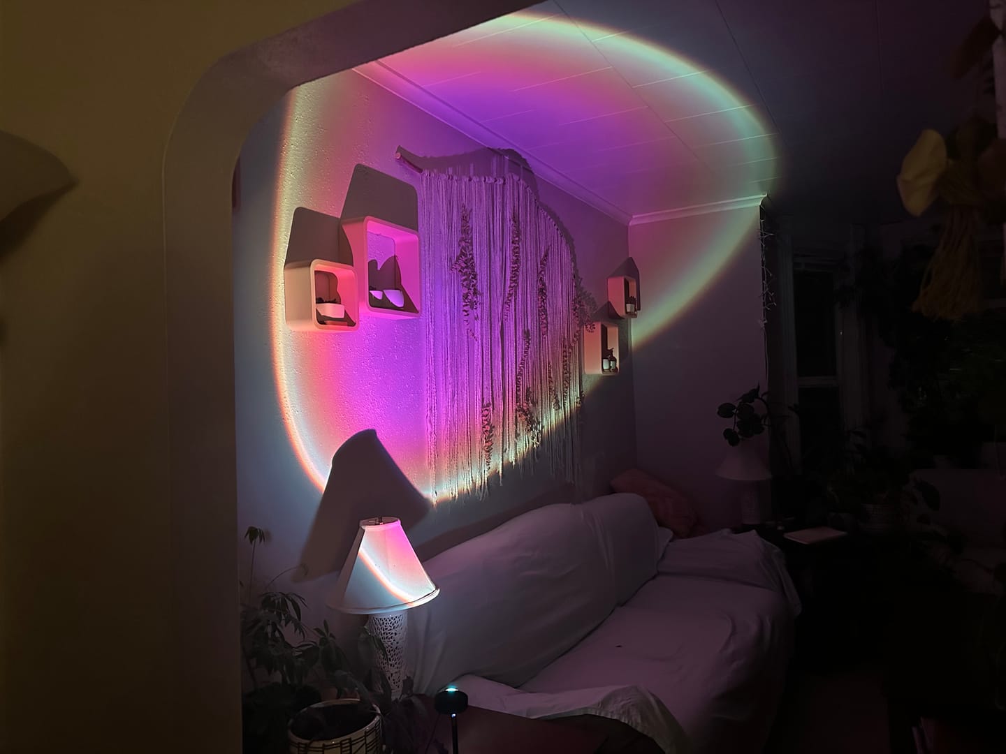 Customer photo review of Golden Hour Sunset Lamp