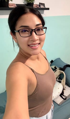 Customer photo review of Ellie Cruz Nursing Camisole