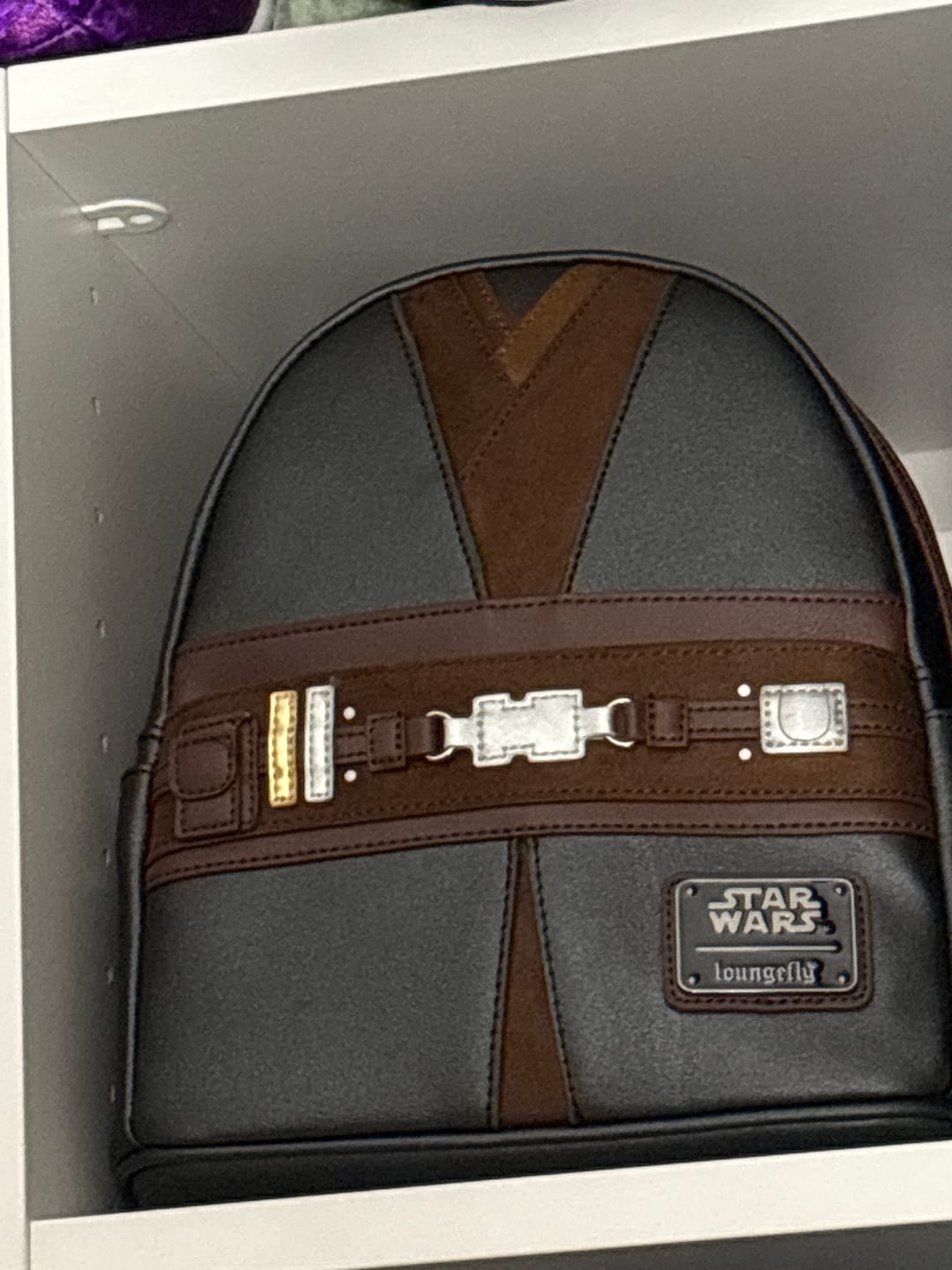 Customer photo review of Loungefly Star Wars Anakin Skywalker Cosplay Backpack