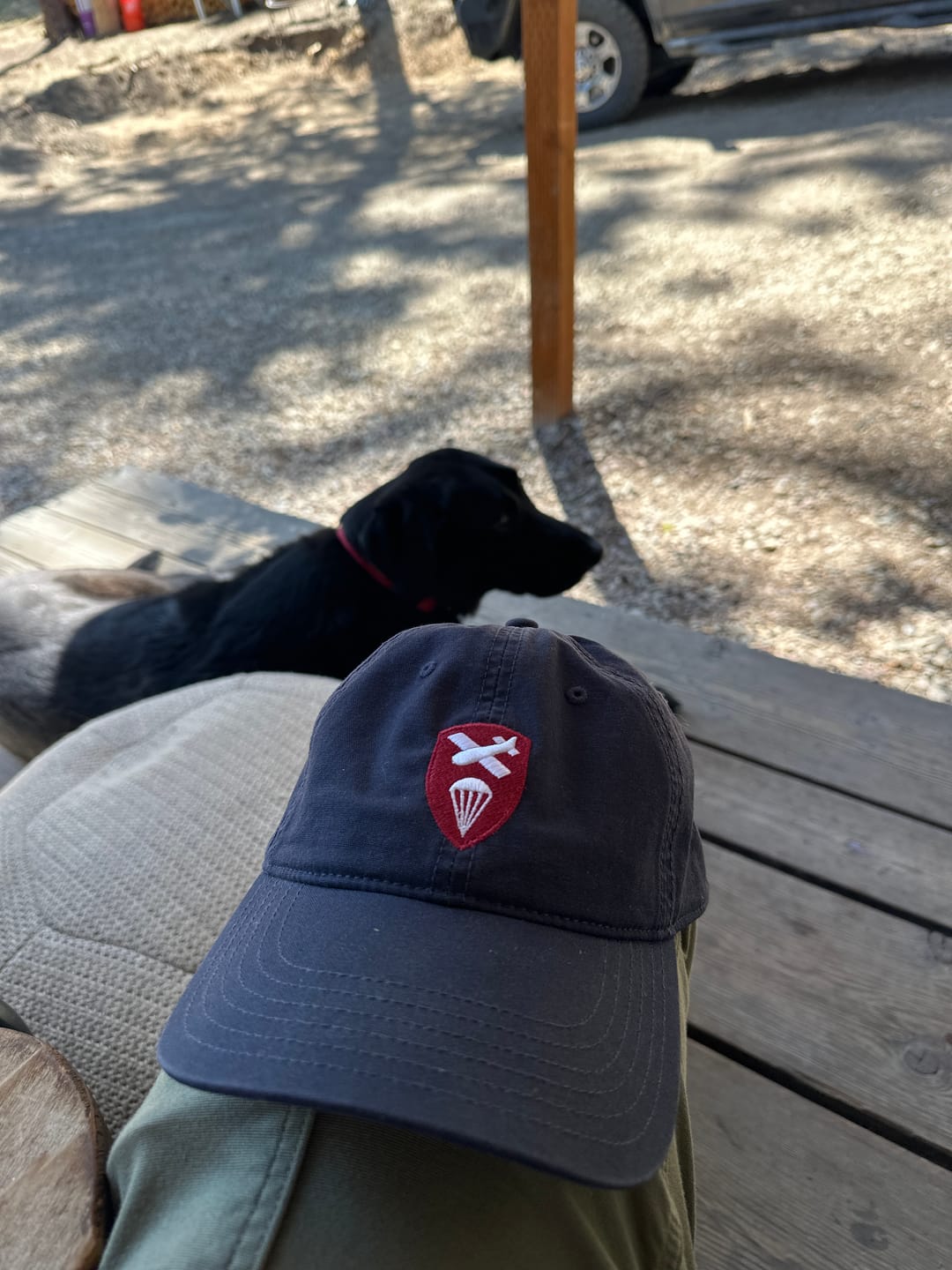 Customer photo review of Airborne Community Dad Hat