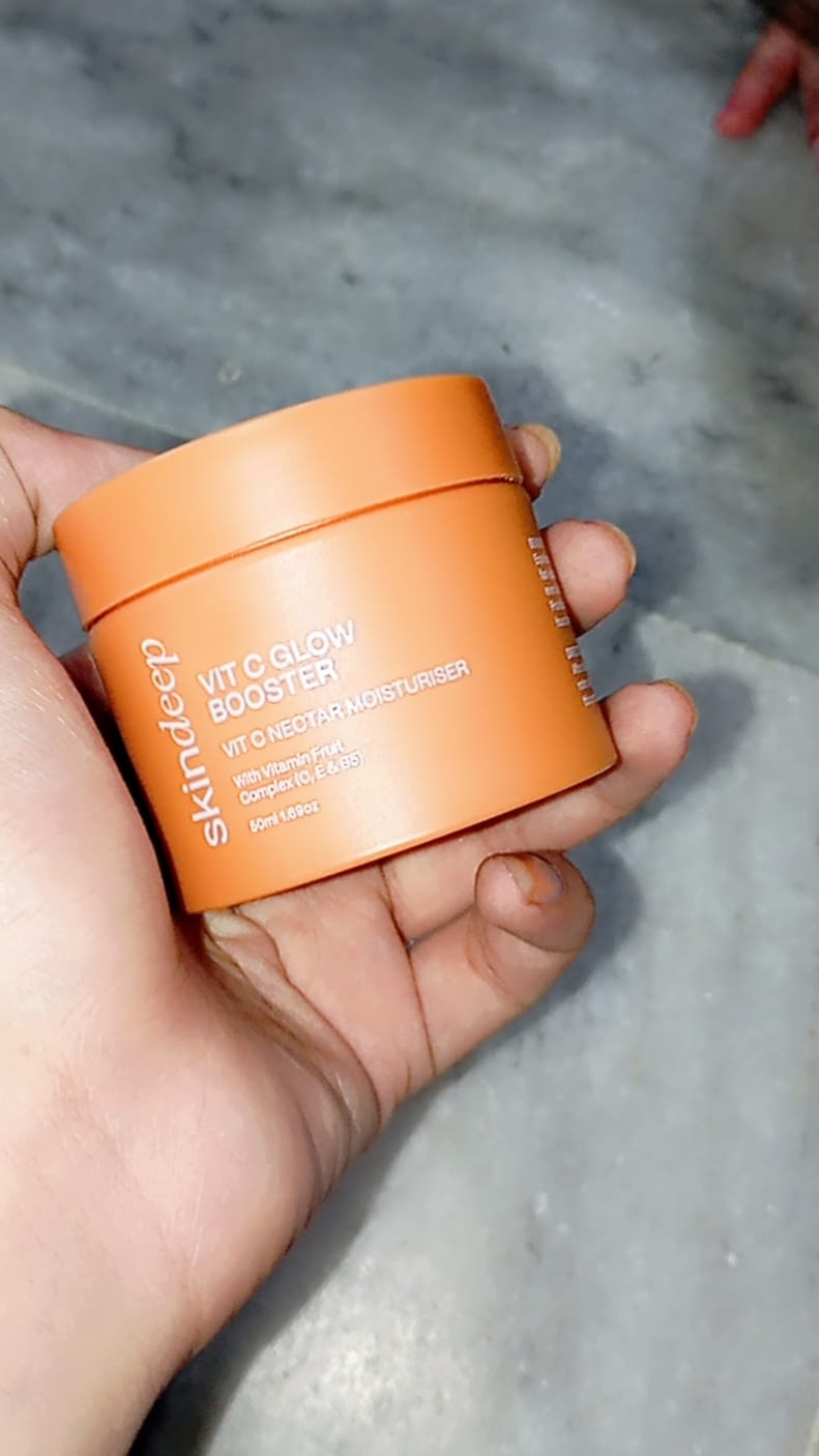 Customer photo review of VIT C GLOW BOOSTER - Vitamin Nectar Moisturizer