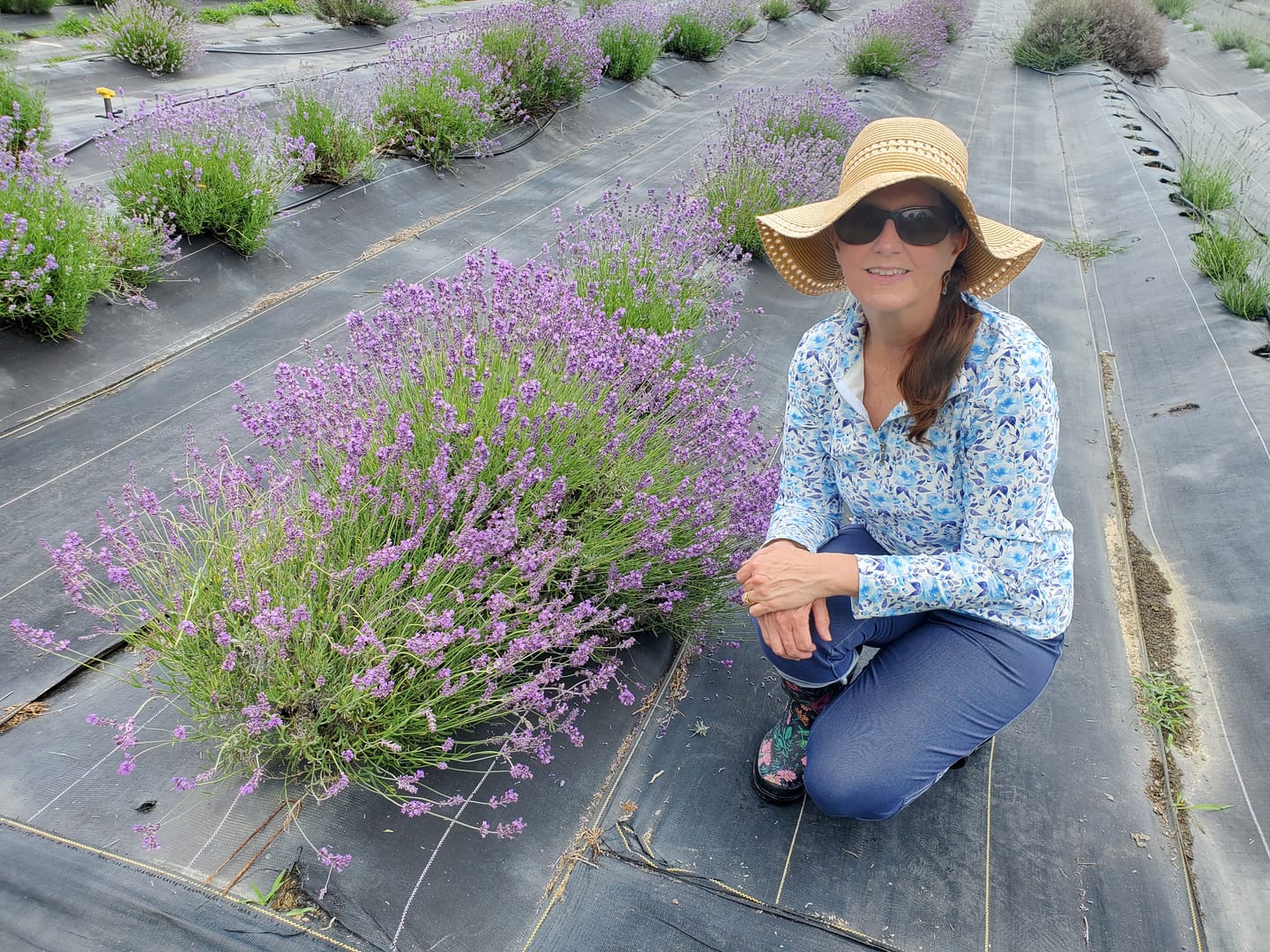 Customer photo review of Blue Roses-Hybrid Top