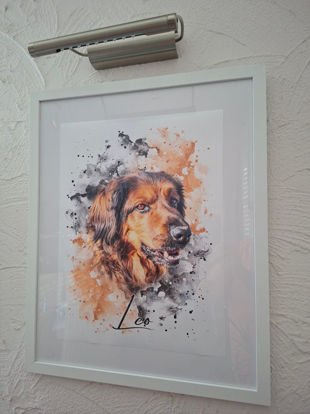 Customer photo review of Tierisches Wasserfarben Portrait