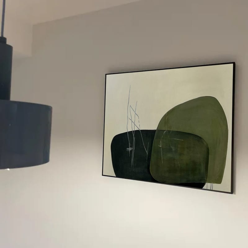 Customer photo review of Abstract Painting Canvas #AP182